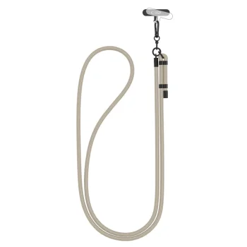 ВЕРЕВОЧНЫЙ РЕМЕНЬ ДЛЯ НОШЕНИЯ НА ТЕЛЕ TECH-PROTECT C1S TAUPE/BLACK