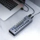 Orico BT2U3-16AB USB Sadalītājs 16x USB-A 3.0 ar Slēdžiem Pelēks