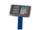 Электронные платформенные весы 300 кг, LCD, синие