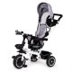 ECOTOYS 3-in-1 Kids Tricycle with 360° Rotating Seat, Grey