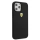 Ferrari iPhone 12 Pro Max vāciņš On Track Silicone, melns