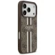 Guess 4G Printed Stripes MagSafe vāciņš iPhone 17 Pro, brūns