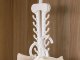 Folding Clothes Hanger Organizer, 16 Slots, White