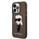Apple iPhone 14 Pro Max 6.7\" Karl Lagerfeld Ikonik Karl Case Cover, Black