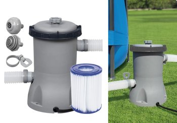 Baseina Ūdens Sūknis ar Filtru 2006l/h, BESTWAY 58383 | Pool Water Pump with Filter