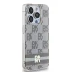Чехол DKNY для iPhone 15 Pro Max IML Checkered Mono Pattern MagSafe, розовый