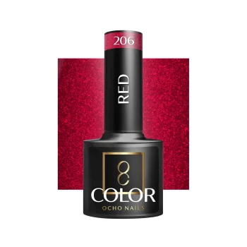 Гель-лак для ногтей Ocho Nails Red 206, 5 г