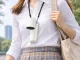 Portable Mini USB Handheld Fan with 199 Speeds and Flashlight, White