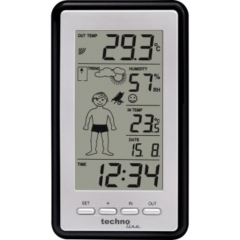 Technoline WS 9632 Weather Station, Black