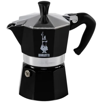 Гейзерная кофеварка Bialetti Moka Express 3TZ, черная