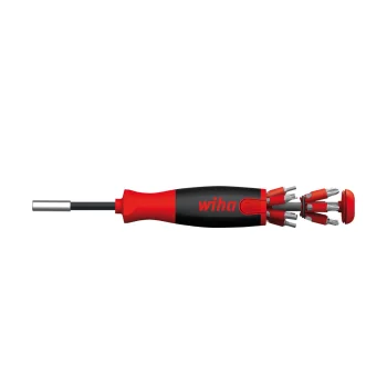 Wiha LiftUp 25 Magnetic Screwdriver with Bit Magazine