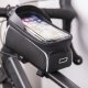 Tfo ūdensizturīga velosipēda soma ar telefona turētāju Model02, melna
