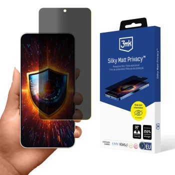 Защитная пленка 3mk Silky Matt Privacy для Samsung Galaxy S25 Edge