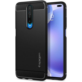 Xiaomi Redmi K30 / Poco X2 Spigen Rugged Armor Case Cover, Black | Чехол Кейс Бампер Обложка...