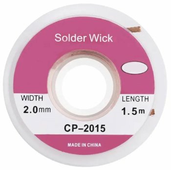 Soldering tape braided 2mm x1.5m