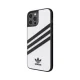 Adidas OR Moulded Case PU telefona vāciņš priekš iPhone 12 Pro Max, White/Black