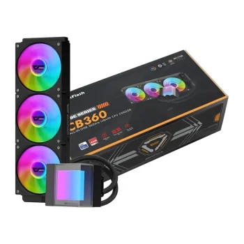 Система водяного охлаждения процессора DarkFlash CB360 3x120mm ARGB, черный