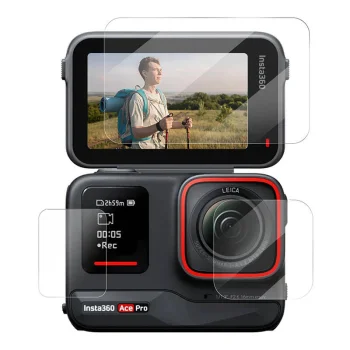 Комплект защитных стекол Telesin для Insta360 Ace Pro / Ace