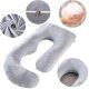 Multifunctional Maternity Pregnancy and Breastfeeding Pillow J-shape