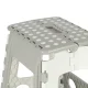 Saliekams neslīdošs taburetes krēsls 39.5 cm, gaiši pelēks