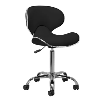 Gabbiano Q-4599 kosmetoloģijas taburete, melna