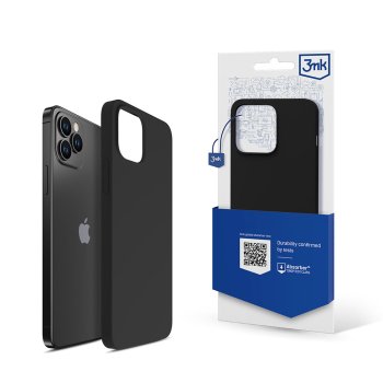 Чехол 3mk Silicone Case для iPhone 12 Pro Max Черный