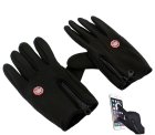 Touchscreen Winter Sports Gloves for Running and Texting L, Black