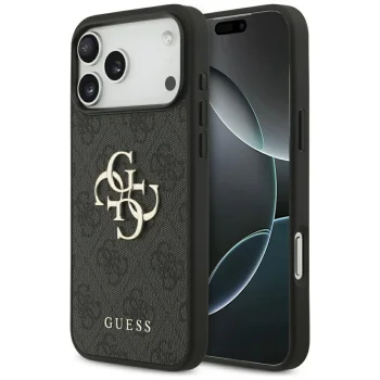 Чехол Guess 4G Big Logo для iPhone 17 Pro Max - черный