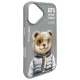 Чехол Nimmy Cool&Cute 2.0 Bear для iPhone 16 - Серый
