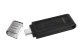 Kingston DataTraveler 70 128GB USB-C Flash Drive Black