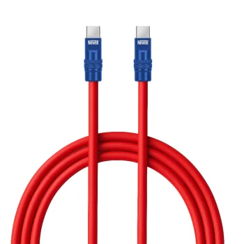 Newell USB-C to USB-C Cable 100 W, 2 m, Silicone, Red-Navy Blue