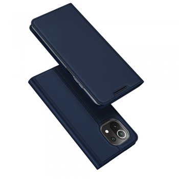 Xiaomi Mi 11 Lite DUX DUCIS Magnetic Case Cover, Blue | Telefona Vāciņš Maciņš Apvalks Grāmatiņa