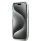DKNY iPhone 15 / 14 / 13 Case IML Checkered Mono Pattern, Black