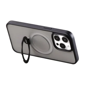 Магнитный чехол с подставкой Joyroom JR-BP004 для iPhone 15, графитовый...