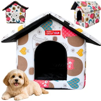 Collapsible Pet House Bed for Dogs and Cats XL