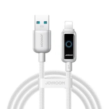 Кабель Joyroom S-A55 StarFlight USB-A - Lightning 3A 1.2м, белый