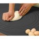 Non-slip Silicone Pastry Baking Dough Rolling Mat (59x39cm) + Pastry Roller Confectionery Silicone (38cm)