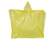 Pocket Rain Poncho with Hood 130 x 125 cm, Yellow