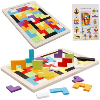 Bakalu KZ0903 koka puzle Tetris