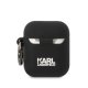 Karl Lagerfeld AirPods 1 / 2 Case Silicone Choupette Head 3D, Black