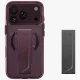 Uniq Heldro Air Magclick Charging vāciņš iPhone 18 Pro / 17 Pro, bordo
