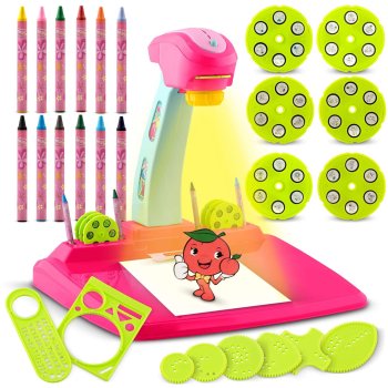 Bērnu projektors zīmēšanai Ricokids 772000, rozā