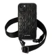 Apple iPhone 14 Plus 6.7\'\' Karl Lagerfeld Monogram Plaque Logo Strap Case Cover (KLHCP14MSTMK), Black | Telefona...