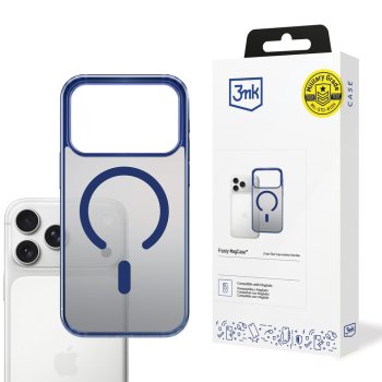 3mk Frosty MagCase iPhone 17 Pro Max vāciņš, zils