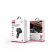 FM modulators XO BCC08 ar Bluetooth MP3 un 3.1A auto lādētāju, melns