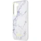 Чехол Guess Marble для Samsung Galaxy S23+ белый