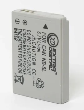Аккумулятор Extra Digital для Canon NB-5L, 960mAh
