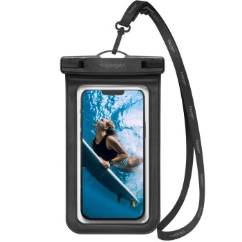 Водонепроницаемый чехол для телефона Spigen Aqua Shield A601, черный