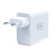 Сетевое зарядное устройство 3Mk Protection FlowPower 45W, USB-A / USB-C, Белый