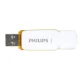 USB флеш-накопитель Philips Snow Edition 128 ГБ USB 2.0, белый и оранжевый